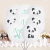 Party Decoration 20st 12inch Panda Bamboo Latex Balloons Supplies för födelsedagsbröllop Baby Shower Gathering Festival