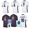 2024 Englands BELLINGHAM Soccer Jerseys 150 Years 23 24 25 National Team TOONE Football Shirt WHITE BRIGHT KANE STERLING RASHFORD SANCHO GREALISH Men Kids Kit1122