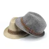 50 stcs/veel nieuwe kinderen jazz cap zon cap zomer hoed voor meisjes jongens hoed fotografie rekwisieten babyhoeden 2-6 jaar oud 52 cm