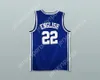 CUSTOM NAY Name Mens Youth/Kids ALEX ENGLISH 22 DREHER HIGH SCHOOL BLUE DEVILS BASKETBALL JERSEY TOP Stitched S-6XL