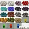 Hars 10 mm 5 rijen dubbele gaten ab zachte klei kralen los ingelegde ronde strass ball ham korrel armband ketting accessoires drop del dhesd