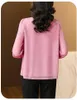 Camicie da donna 2024 SETURA PRIMARE/SIMPA SETTURA DI SETTURA POSSA CHIETTO CHIFFON LUNGO ROSA SCLICA