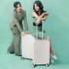 Suitcases 20 Inch Luggage For Male And Female Students Zippered Suitcase Travel Box Boarding Password