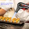 Nuovo design a getto singolo Flame Butane Torcia più leggera più leggera cucina ricaricabile con blocco di sicurezza