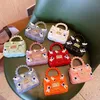 Children's Cute Cartoon Jelly Bag Girls Silicone Coin Purse Messenger Bag Little Girl Mini Pearl Handbag