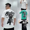 2024 Sommer Herren T-Shirts Hip Hop Fashion Harajuku gedruckt grafische T-Shirts Herren Street Kleidung Trends Herren Kleidung Baumwoll Top Herren T-Shirts 240426