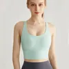 Camisoles & Tanks Fixed Pad Sports Bra Underwear High-strength Professional Shockproof Running Gym Push Up Lingerie Yoga Fitness