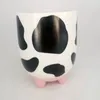 Tassen Amazon Spot verkaufen Keramik süße Cartoon -Tasse Kreative Kuhkaffeetasse.