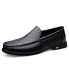 Casual Shoes WAERTA Genuine Leather Men Footwear Slip On Office Man Formal Wedding Party Dress Breath Driving Lazy Loafers