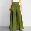 Women's Pants Womens Baggy Palazzo Wide Leg High Waist Casual 2024 Summer Comfortable Trousers Versatile Trend Clothes