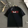 フェンディシートデザイナーフェンシャツメンズTシャツ服排他的な夏のTシャツTEESポロゴスショートスリーブハイキュウブランドフェンディッシュ209