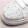 Casual Shoes Designer Modelmodische Glitern Strass dicke Bodenkausalflats Mokassin