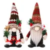 Weihnachtsdekorationen Gnomes Plüschdekoration liebenswerte Weihnachtsfeier -Ornamente Festival Feindlicher Puppe für Büro -Wohnkulturspielzeug