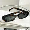 Sunglasses Fashionable Small Rectangular For Women Men's Polygonal Vintage Designer Versatile Black Glass