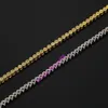 2 mm GRA VVS Moissanite S925 925 Sterling Silver 10K 14K Gold Chain Tennis Collana per uomini Women Wholesale all'ingrosso