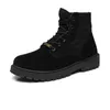 Boots 2024 Men's Retro British Style High-top Shoes Short Tooling Trend Men