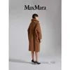 Płaszcz wełniany damski kaszmirowy designerka mody ta sama płaszcz klasyczny marka Maxmaras Women Classic Teddy Bear Coat Camel 2CD6