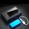 Partihandel elektriska tändare USB laddning av plasmabåge, USB lättare elektronisk, lättare anpassad tryck elektronisk