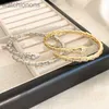 High Level Original Blgarry Designer Bangles Gold Electroplated Micro Inlaid Zircon Full Diamond Bracelet with Adjustable Opening Buckle with Brand Logo