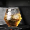 Kieliszki do wina w stylu japoński Szklane płatki śniegu Falling Whisky Tubbler Hammer Wzór whisky kubek Xo Brandy Woda pitna