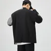 Garnitury męskie 2024 cztery sezony butik przystojny biznes koreańska koreańska wersja wysokiej klasy luźnego nadruku duża kurtka marynarska