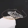 Clips de cheveux Femmes Sweet Wind Princess Tiara Birthday Party Crown for Performance Decorative