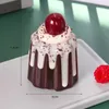 Fiori decorativi 1pc gelati artificiali torte cucina dessert alimentazione in miniatura decorazione pografia simulazione tavolo modello di torta