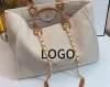 Designer Large Pacader Bags Luksusowy Pearl Tote nadmorski damski torebki na ramię torebki na zakupy mody torby na jamie pierwiastków portfela CH0505