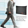 Storage Bags Fireproof Folder Money Document File Bag Pouch Cash Passport Valuables Organizer Holder Safe Home Office Drop