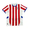 2024 Paraguay voetbalshirt 2024 Copa America Camisa Home Away voetbalshirt Kit maat S-4XL Nationaal team Voetbalkit