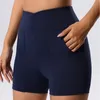 Al Summer Yoga Shorts Sports Leggings Pants Short Short Pantaloni nudi Fitness femminile che esegue Shorts Shorts Shorts Honey Peach Hip Cownshing reggiseno