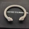 Neues 2024 Dy Desginer David Yurma Juwelier Top -Qualität -Armband Einfache und elegante beliebte gewebte Twisted Seil Fashion Ring David Armband Punkschmuck David Größe 2 675