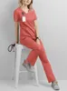 Hospital Doctor Nursing Uniforme Femmes en gros Casual à manches en V V V V V Suits de jogger à col
