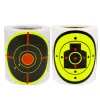 Holsters splatter mål klistermärken 200 st 3 "bullseye lim reaktivt mål för jakt mål fluorescerande gul påverkan skjutande targe