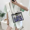 Shoulder Bags Luxury Handbags Women PVC Designer High Quality 2024 Sac A Main Brand Transparent Crossbody Messenger Bag For