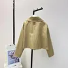 Giacche da donna 2024 Giacca a trench short coat sciolte classiche classiche versatili signore di alta qualità top y2k top y2k