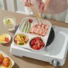 Pans Breakfast Pan 3 Section Grill Skillet Non-Stick Egg Omelet Frying Divided Cooking For