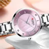 Curren Women Watch Wasserdosientes Top Marke Luxus Silber weibliche Uhr Edelstahlband Klassiker Armband Ladies Armbandwatch 9051 240426