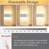 Duvar lambası Lightess Dimmable Sconce Set 2 Modern LED 12W koridor Yatak Odası Oturma Odası Sıcak Beyaz