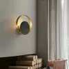 Wall Lamps Modern LED Lights Indoor Ring Iron Sconce Living Room Bedroom Bedside Hallway Industrial Lighting Luminaire