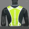 Racingjackor Hög synlighet Cykel Reflekterande Vest Safe Jacket för nattridning Kör Jogging Motorcykel utomhus sportmäster