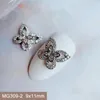 10pcslot 3D Opal Butterfly Alloy Art Nail Art Cirl Pearl Crystal Metal Manicure Nails Diy Accesorios Suministros Decoraciones 240426