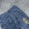 Hip hop retro serpente grafico streetwear jnco cortomes