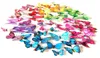 Décoration de fête 12pcs 3D Butterfly Wall Stickers Decals 4Size La peinture murale amovible pour les lits à domicile