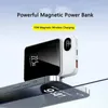 Cell Power Banks 30000mAh sem fio Magnetic Pack Pack MagSafe Ultra Fast Charging portátil Acessórios para celular de alta capacidade para entrega gratuita J240428