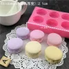 Formen Lebensmittel sicheres Material Makaron Dessert Styling Keks Kuchen Schokolade Silikon Schimmel Fondant Seife Macaron DIY Backküche Tool