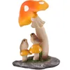 Mushroom Micro Landschap Decoratie Vistank Tuin Tuin Pot Mini Cute Decor Diy Accessories 240424