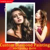 Foto artigianale Custom Diy Diamond Painting Regali fatti a mano 5D Kit ricamo a diamante completo Diamond Mosaic Decor Regali commemorativi