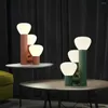 Vloerlampen Noordelijke creatieve minimalistische designer lamp woonkamer slaapkamer kinderstudie kleurrijke drie hoofdtekst