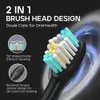 Elektrische tandenborstel sonische tandenborstel met 3 calculus remover 3 vervangbare tandenborstelhoofdsdruk Sensor Splash Voorkom 2701 240422